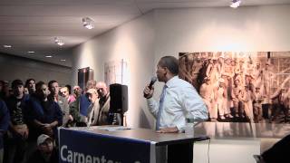 Famous Governor Deval Patrick visits the Carpenter's Center | October 6, 2010 Profile