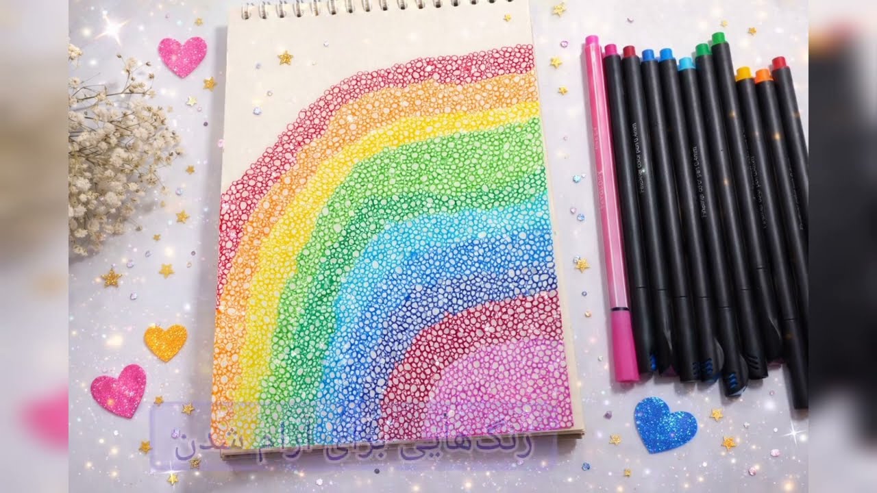  رنگ‌هایی برای آرام شدن 🌈آرامش در لایه‌های رنگ🍭