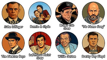 Every Major Bank Robber in the US Explained in 12 minutes