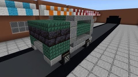 Minecraft tutorial: rubbish/garbage truck