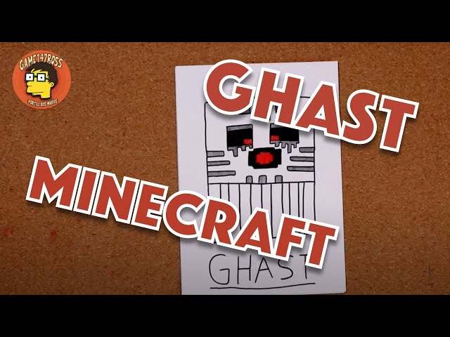 Como Desenhar o Ghast do Minecraft 