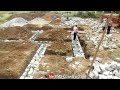 Stone Masonry In Foundation | House Construction | Basement