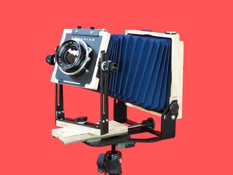 Rittreck View 5x7 Large Format Camera Open and Close - YouTube