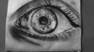 how to draw eyes تعلم رسم العين بالرصاص |
