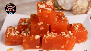 ১৫ মিনিটে নেশেস্তার হালুয়া | Neshesta Halwa Recipe | BOMBAY KARACHI HALWA RECIPE l KARACHI HALWA