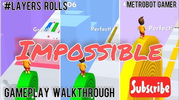 Layers Rolls - All level (51-55) Gameplay Walkthrough #layersrolls