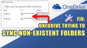 [SOLVED] OneDrive Saying Files Can