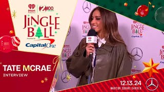 Download Lagu Tate McRae Talks Starting Christmas Early, Reuniting With Gracie Abrams, Headlining MSG MP3