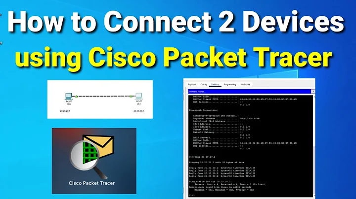 SYCS CN Practical-2:  Connecting Two PCs in Cisco Packet Tracer 8.2 |  MU Computer Network Practical