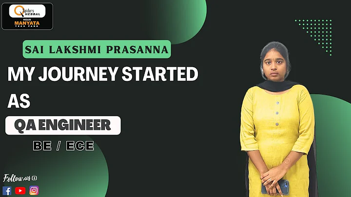 SAI LAKSHMI PRASANNA's Journey to Becoming QA ENGINEER!