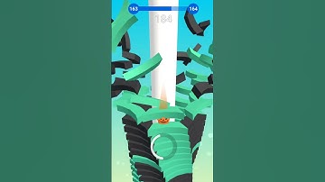 163 Stack Ball Max level gameplay #stackball #asmr #viral #satisfying #gameplay #gaming #asmrgames