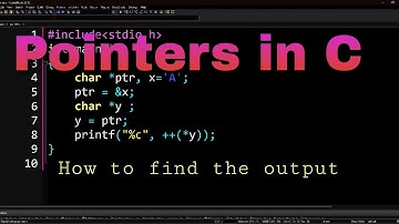 Pointers in C - How to find the output