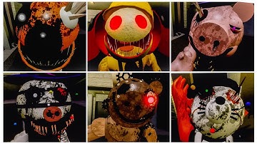 Piggy The Result Of Isolation Concept Bots All Jumpscares.