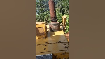 Land Cleaning Bulldozer Komatsu D85-S Turbo Sound #Shorts