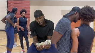 Basketball for $1,000 almost turns into a FIGHT