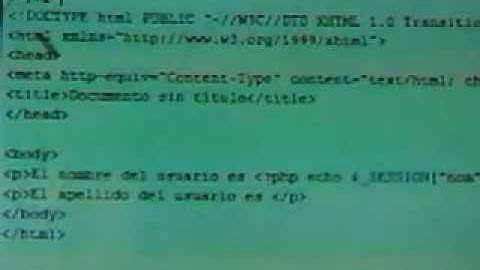 curso sesiones en php [video tutorial en español con dreamweaver]