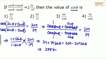 Trigonometry | Additional Example 4 to 6 | Quantitative Aptitude | TalentSprint Aptitude Prep