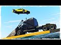 ЛИЦОМ К ЛИЦУ НА УЗКОЙ ДОРОГЕЕ!!! СГОРЯТ ВСЕ!!! GTA ONLINE!!!