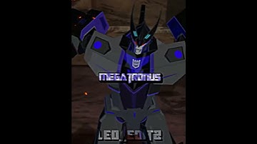 fallen rotf vs megatronus rid// #edit #transformers #shorts