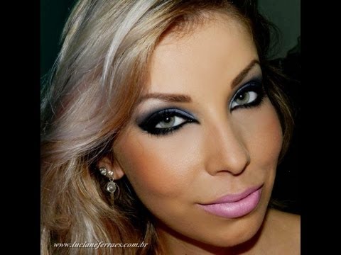Olhos marcantes com azul neutro, por Lu Ferraes