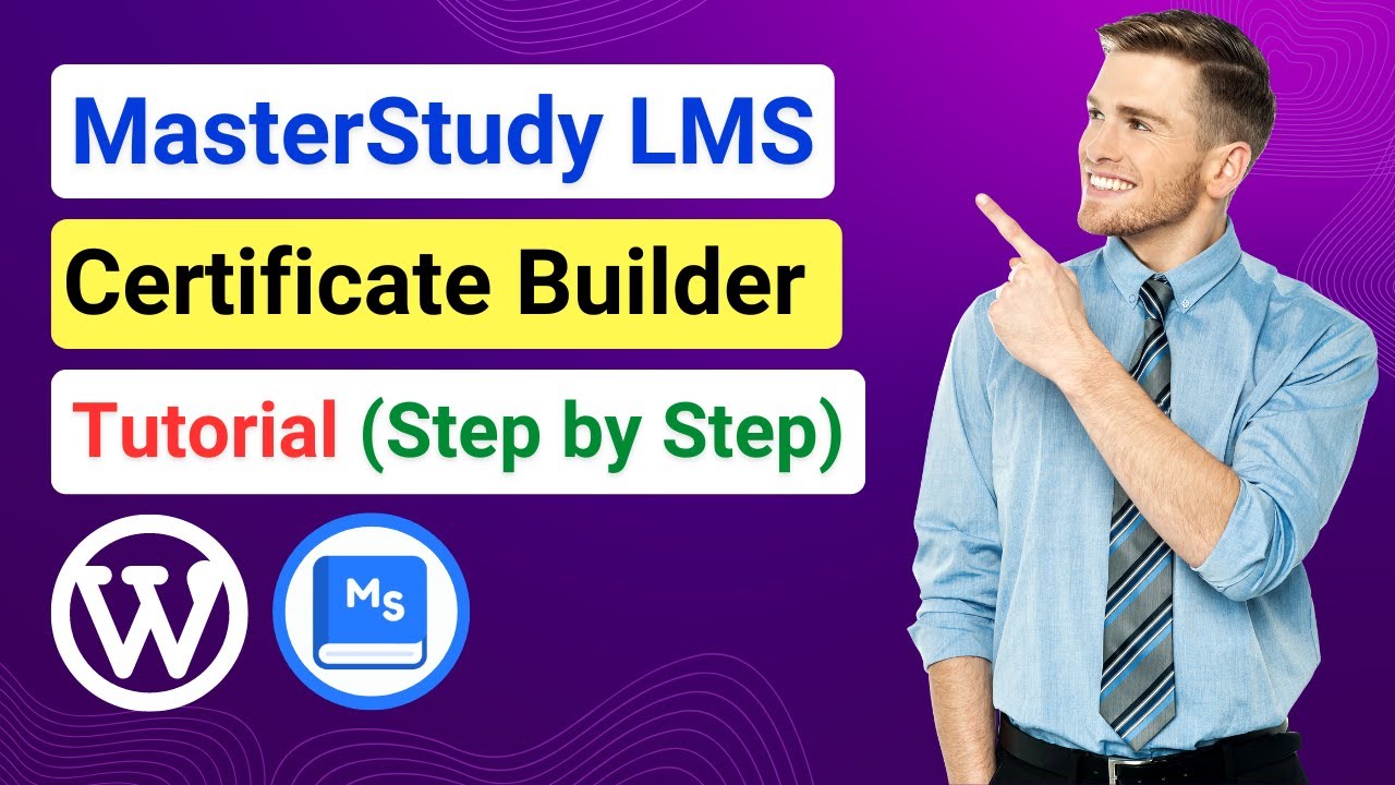 MasterStudy LMS Certificate Builder Tutorial | How to Create a ...
