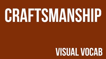 Craftsmanship defined - From Goodbye-Art Academy