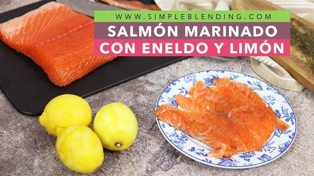 SALMON CURADO CASERO CON ENELDO Y LIMÓN | Así puedes preparar salmón marinado en casa