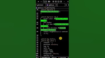 Create a Stunning Glitch Effect with HTML & CSS. #shorts #youtubeshorts #ByteBlazeDev