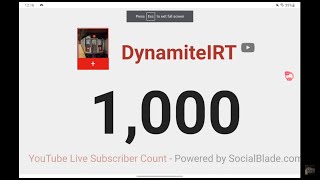 The Moment I Hit 1,000 Subscribers - The Full Stream