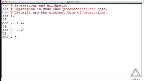Unit 2 Video 6: Expressions & Basic Arithmetic