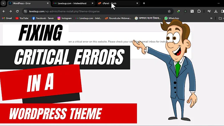 Fixing Critical Errors in a WordPress Theme