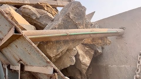 BIG ROCK 🪨 Crusher Machine - FULL Powerfull Process A Giant in Action-Big Rock Crushing 