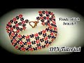 Simple and elegant bracelet/Pondo stitch bracelet/Easy jewelry making at home/Diy Beading