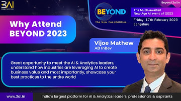 Why Attend BEYOND 2023 - Vijoe Mathew