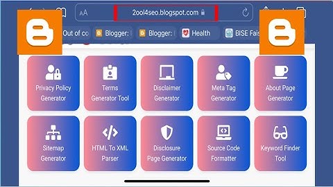 Blogger Tool | All In One Blogger Tool | Tool Website Kaise Banaye Blogger | Approval On Tool