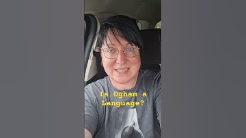 Is Ogham a language? No! ⚠️ Free Guide to the Ogham Alphabet https://www.ogham.academy #ogham #ogam