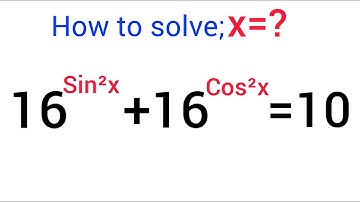 A Nice Olympiad Exponential Trigonometric Equation