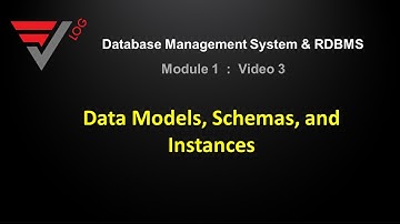 DBMS : Data Models, Schemas, and Instances :: Module -1, Video 3
