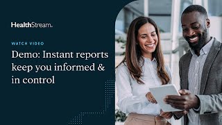 Demo: Instant reports keep you informed and in control Profile