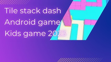 Tile stack dash the maze gameplay|new android gameplay|