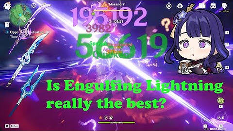 Genshin Impact | Raiden Damage Test | Engulfing Lightning, Wavebreaker