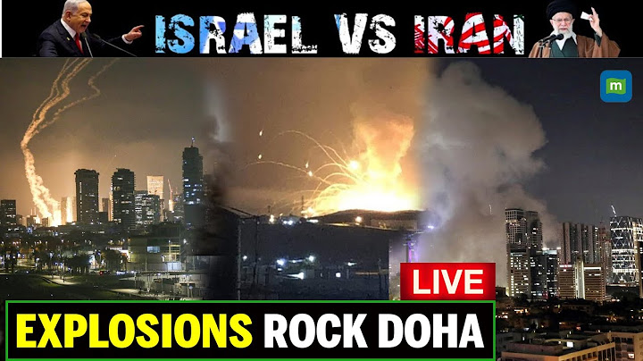 Israel-Iran War LIVE:Iran Strikes U.S. Airbase in Qatar | Explosions Rock Doha | Tehran Attack