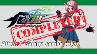 KoF XIII: Athena Asamiya combo video (FINAL VERSION)