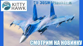 Обзор новинки! Kitty Hawk Истребитель Су-30СМ в масштабе 1:48 / Review Su-30SM 1:48 scale.