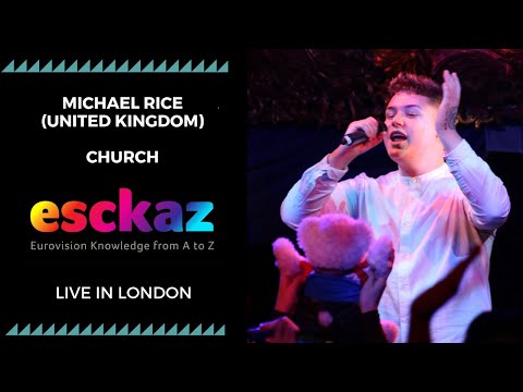 ESCKAZ in London: Michael Rice - United Kingdom - Church (at London Eurovision Party 2019)