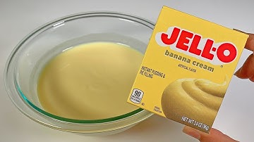 How To Make Pudding from a Box - Jello - Banana Cream