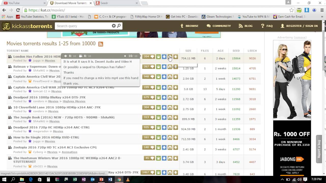 how to download torrent file through idm 2016