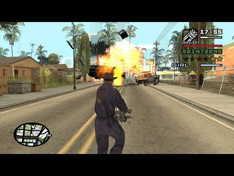 4 Star Wanted Level Burning Desire C R A S H Mission 1 GTA San Andreas