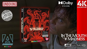 John Carpenter’s In The Mouth Of Madness Arrow Video 4K UltraHD Blu-Ray Limited Edition Unboxing