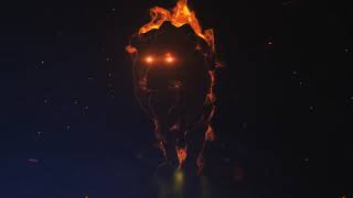 Lion Roaring 3D Fire Intro Logo Animation BS CREATIONS Free HD